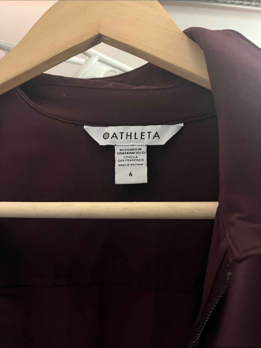 Athleta Brooklyn Sleeveless Collared Jumpsuit in Plum - Picture 9 of 10